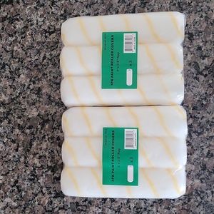 Lot of 2 each is a 3 pack paint roller covers new 9" x 3/8" NAP new sealed